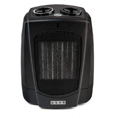 USHA Fan Heater 3628 PTC 1800-Watt with Adjustable Thermostat