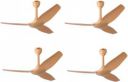 USHA Heleous BLDC Motor with Remote 1220 mm PACK OF 4 1220 mm 3 Blade Ceiling Fan ...
