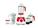 Usha Imprezza Plus Mixer Grinder (MG-3775) 750-Watt 5 Jars with Full Copper Motor (Red/White)...