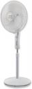 USHA maxx air Ultra 400 mm Silent Operation 3 Blade Pedestal Fan (White, Pack of 1)...