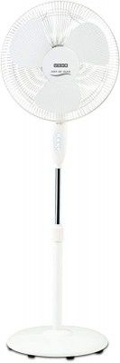 USHA Mist AIR DUOS 400mm Pedestal Fan (White)