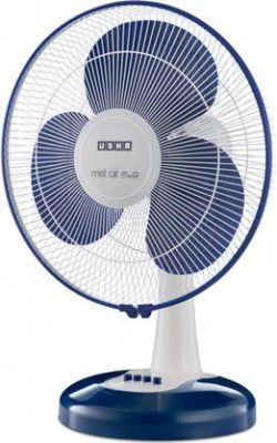 USHA Mist Air Flo 400 mm 3 Blade Table Fan  (Dark Blue | Pack of 1)