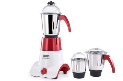 Usha Power Spin 750-Watt Copper Motor Mixer Grinder with 3 Jars (Red Sparkle)
