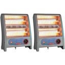 USHA Quartz Room Heater with Overheating Protection (3002, Ivory, 800 Watts) (Pack of 2)...