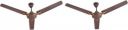 USHA Racer Chrome 1200MM Ultra High Speed pack of 2 1200 mm 3 Blade Ceiling Fan ...
