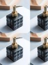 USHA SHRIRAM Black Ceramic Soap Dispenser 220ml...