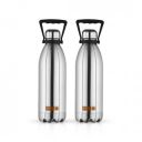 USHA SHRIRAM Insulated Stainless Steel Water Bottle | 1.5L - 2Pcs | Water Bottle for Home...