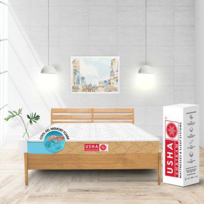 Usha Shriram Revitalize Cool Gel 5-Zone at FACTORY RATE 5 inch Queen Memory Foam Mattress  (L x W: 72 inch x 60 inch)