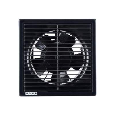 Usha Striker High Speed 150mm Sweep Size, 175mm Duct Size Exhaust Fan (Black)