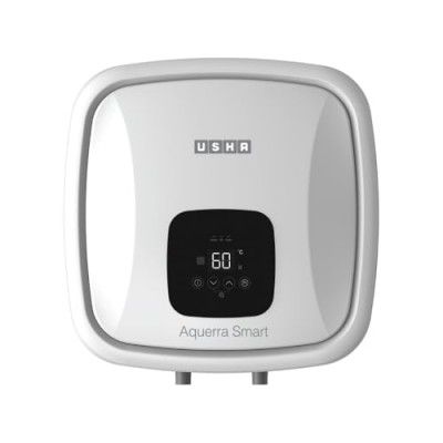 USHA SWH AQUERRA SMART 15L WHITE, With Free Installation and Connection Pipes
