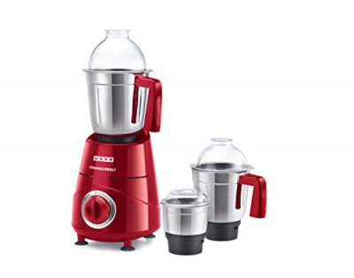 Usha Thunderbolt Mixer Grinder 800-Watt (Red