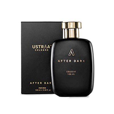 Ustraa After Dark Cologne - 100ml - Perfume for Men | with Saffron, Oudh, Musk notes | Ideal for night occasions | Long-lasting fragrance with no gas