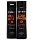 Ustraa Body Wash- Activated Charcoal 250 ml set of 2 - Deep Skin Detox with Activated Charcoal, Moisturization of Aloe Vera, Cleansing & Intense Foaming without Sulphates...