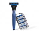 Ustraa Close Shave Pack | 5 Blade Razor (Unit 1) With Ustraa Gear 5 - Cartridge - (Pack of 4)...