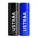 Ustraa Deodorant Black & Blue Body Spray Duo – 150ml (Pack of 2)...