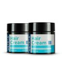 USTRAA Hair Cream for Men - 2 x 100g - For Daily Use with Light Hold- Style & nourishment (Set of 2)...