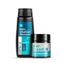 Ustraa Hair Vitalizer Shampoo - 250ml - Dermatologically Tested, With Biotin, Caffeine, Omega 3 | & Hair Cream for Men - For Daily Use with Light Hold- Style & nourishment | Wheat Germ Oil...