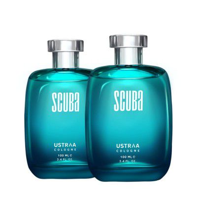 Ustraa Women Scuba Cologne - 100 Ml X 2 - Set Of 2 Liquid Perfumes 