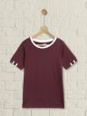 UTH by Roadster Girls Burgundy Cotton Solid T-shirt...