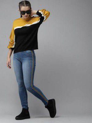 UTH by Roadster Girls Regular Mid Rise Blue Jeans