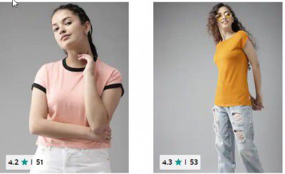 UTH by Roadster Girls T-shirt starting From Rs 119