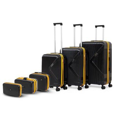 V by Verage Brampton Family Pack Set of 6 Pcs | Set of 3 Trolley Bag