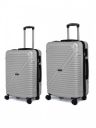 V By Verage Horizon Set Of 2 Textured Hard-Sided Trolley Bags...