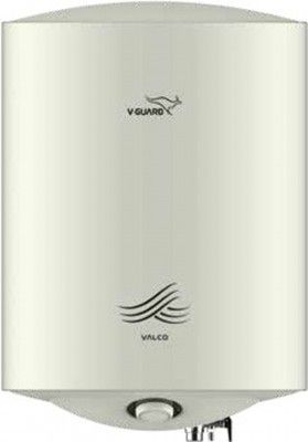 V-Guard 10 L Storage Water Geyser (Valco 10 Ltr Glasslined 5 Star, White) 
