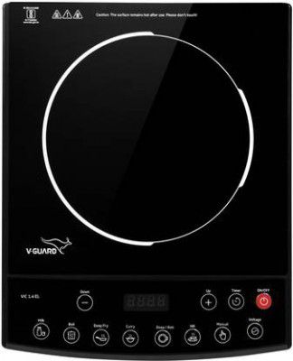 V-Guard 1400 W Induction Cooktop Push Button (Black, VIC 1.4 EL)
