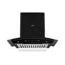 V-Guard A10 BL140 Kitchen Chimney with 1100m³/hr Suction, Thermal Auto Clean, Curved Glass, Baffle Filter, Motion Sensor Controls, Oil Collector Tray, LED Light (Black)...