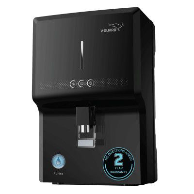 V-Guard Aurina 2X RO UF Water Purifier | Saves 60+ Glasses of 100% RO Purified Water Daily | 7 Stages | 7 L