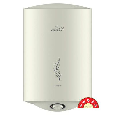 V-Guard Divino Geyser 15 Litre Wall Mount Water Heater | White