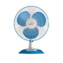V-Guard Esfera Table Fan | 1350 RPM Powerful Motor | Corrosion Resistant Powder-Coated Metal Guards | White Blue | (400mm)...