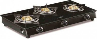 V-Guard Sturdee SS 3C Steel Manual Gas Stove 