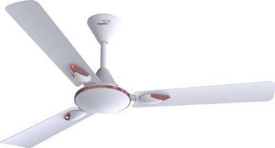 V-Guard Windle Deco Zeta 1 Star 1200 mm 3 Blade Ceiling Fan  (Energy Saving | White)
