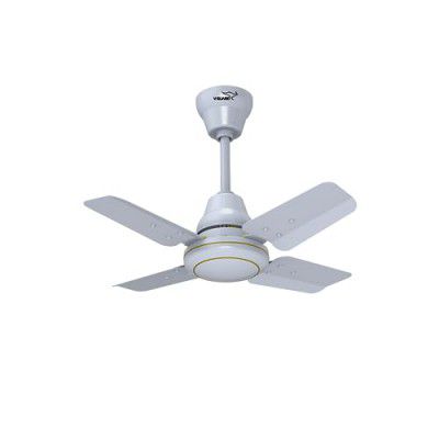 V-Guard Windle Pro Plus High Speed Ceiling Fan For Home | 100% Copper | 830 RPM Motor | Powder-Coated Gloss Finish | 4 Blade Ceiling Fan | 60cm Sweep | (Pearl White)
