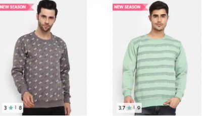 V-Mart Men Sweatshirts Starts @₹299