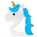 V SSS Mart India BPA-Free STAR UNICORN SAFETY FOOD GRADE SILICONE TEETHER/TOY Grip Training Toy to Attract Born Infants attention, Boys and Girls 0-6 (Cerulean )...