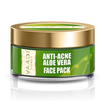Vaadi Herbals Anti Acne Aloe Vera Face Pack, 70 Gm