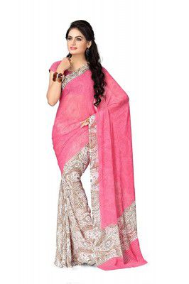 Vaamsi Chiffon Saree with Blouse Piece