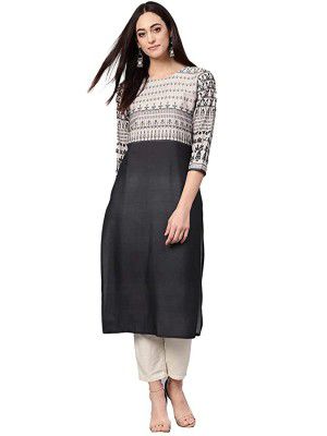 Vaamsi Crepe Digital Printed Kurti (VPK1690)