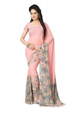 Vaamsi Georgette Saree with Blouse Piece