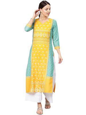 Vaamsi Womens Crepe Regular Kurta