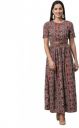 Vaani Creation Women Maxi Multicolor Dress...