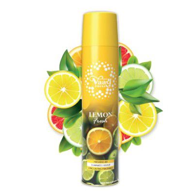 VAAYU Fresh Room Air Freshner Spray, Lemon Fresh | Nature Inspired Fragrance