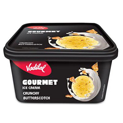 Vadilal Gourmet Crunchy Butterscotch Ice Cream, 1000ml 