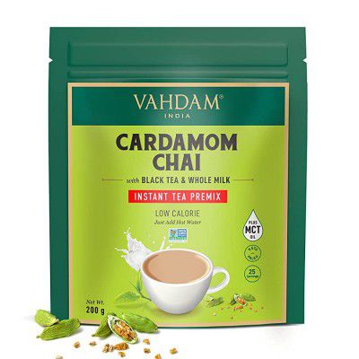 VAHDAM, Instant Tea Premix - Cardamom (200g)