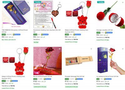 Valentine Gift Sets upto 90% off starting From Rs.94