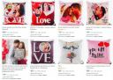 Valentine Love Gifts Fabric Cushion @ Minimum 90% Discount...