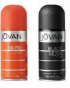 valenzers Jovan Musk and Black Musk Deodorant Spray - For Men & Women (150 ml, Pack of 2)...